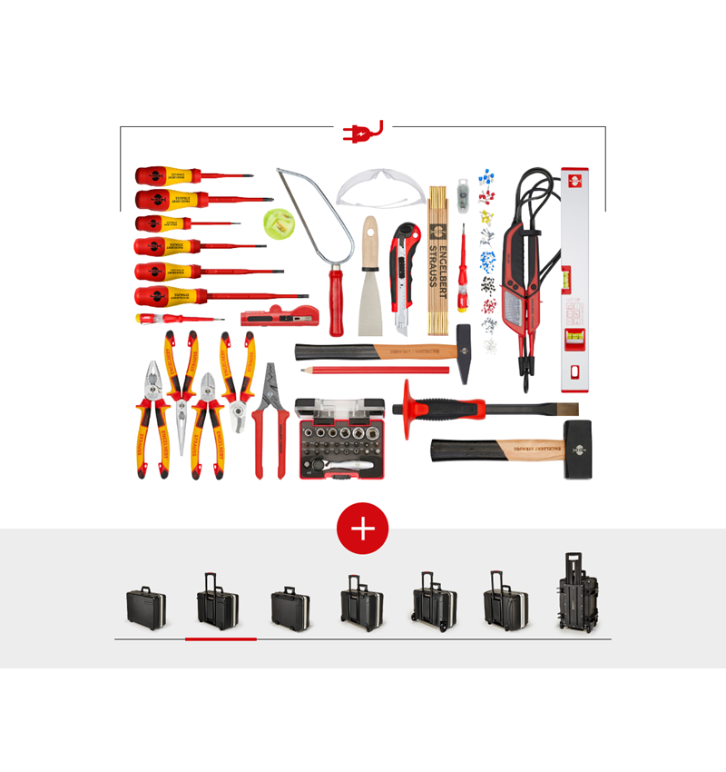 Werkzeugkoffer: Werkzeug-Set Elektro inklusive Werkzeugkoffer