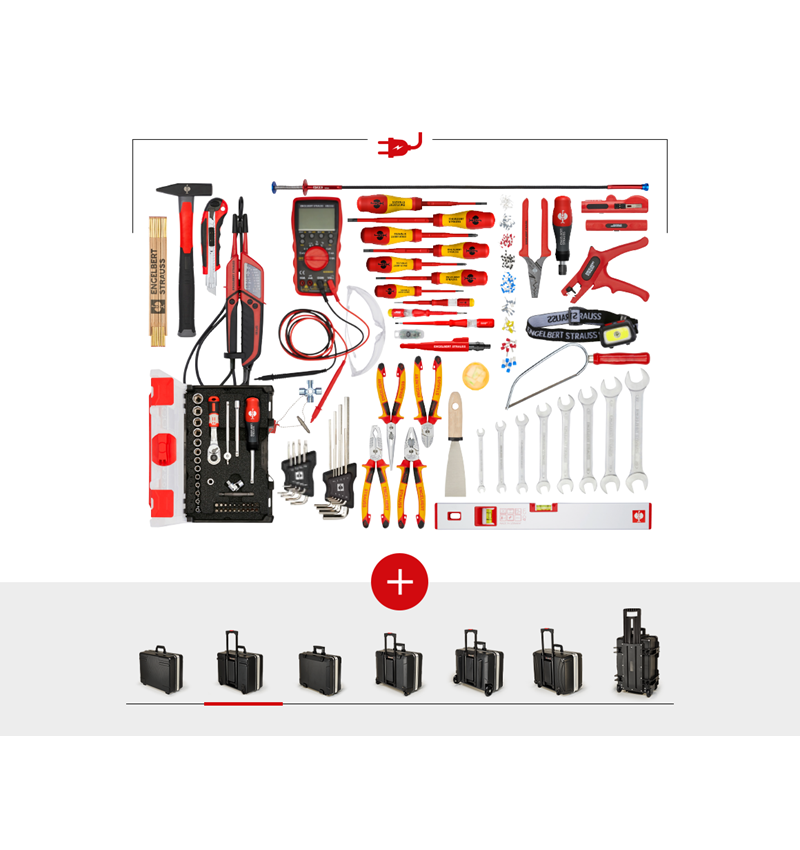 Tool Cases: Tool set Electro professional including case