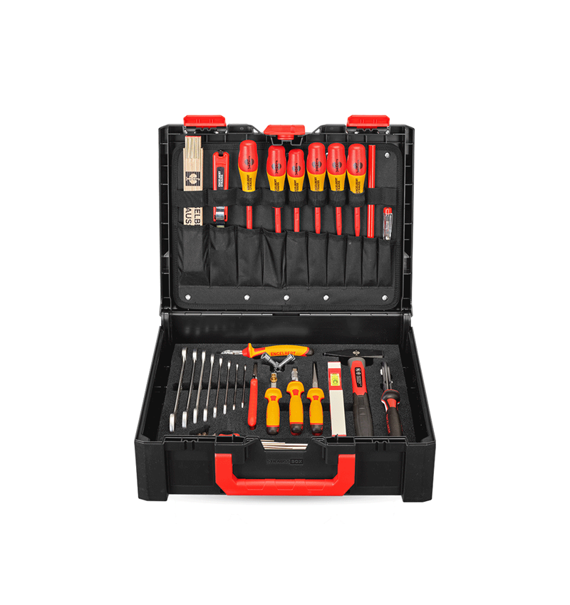 Tools: STRAUSSbox tool set 145 Electro