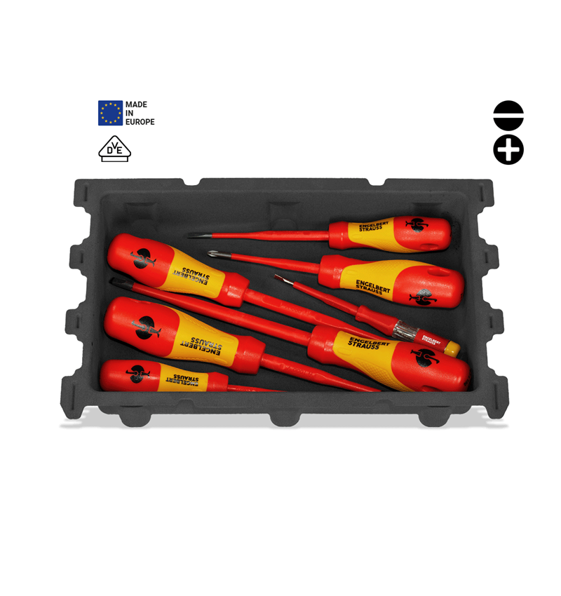 STRAUSSbox System: STRAUSSbox small 3-C VDE screwdriver insert