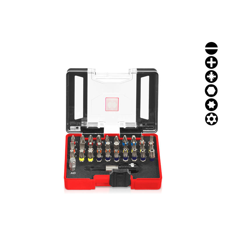 Bits: e.s. Bit box Color, 32-part