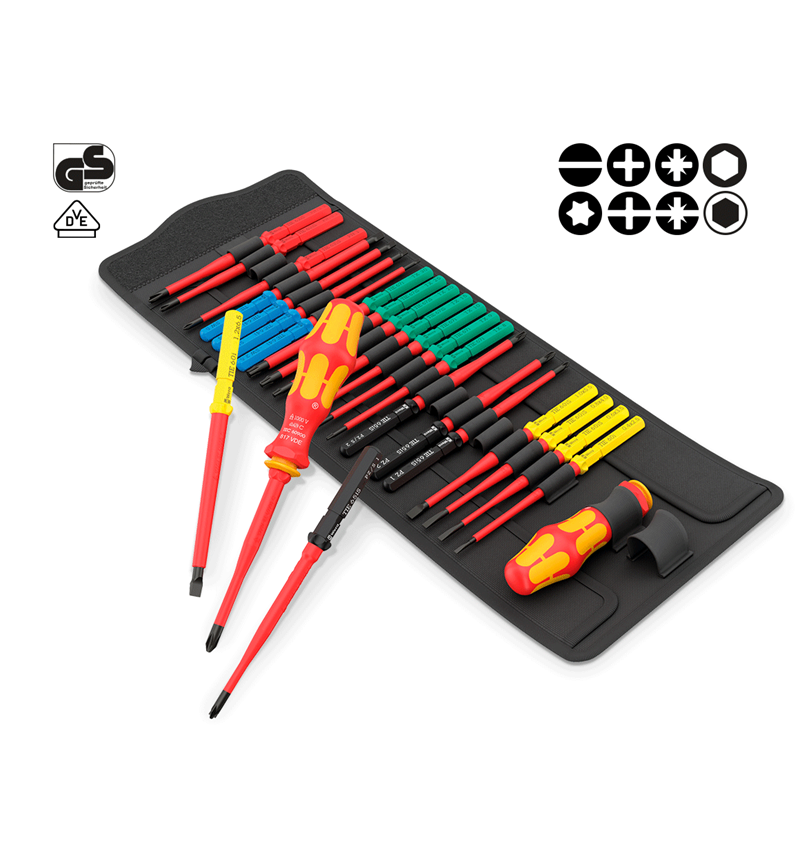 Screwdrivers: Wera Kraftform Kompakt VDE Big Pack, 26-piece