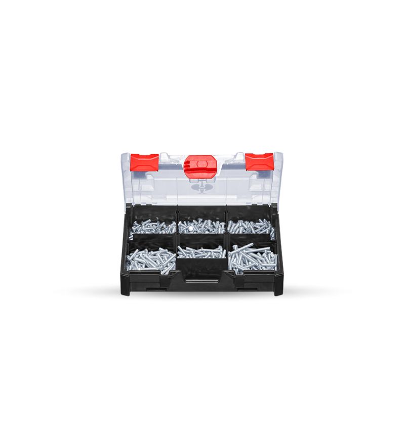 Screws: Hexagon screws DIN 933 M5 STRAUSSbox mini