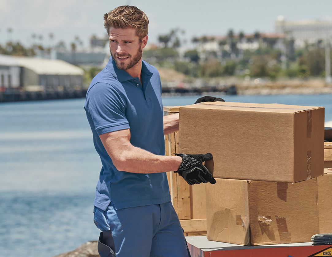Themen: e.s. Polo-Shirt cotton + kobalt 1