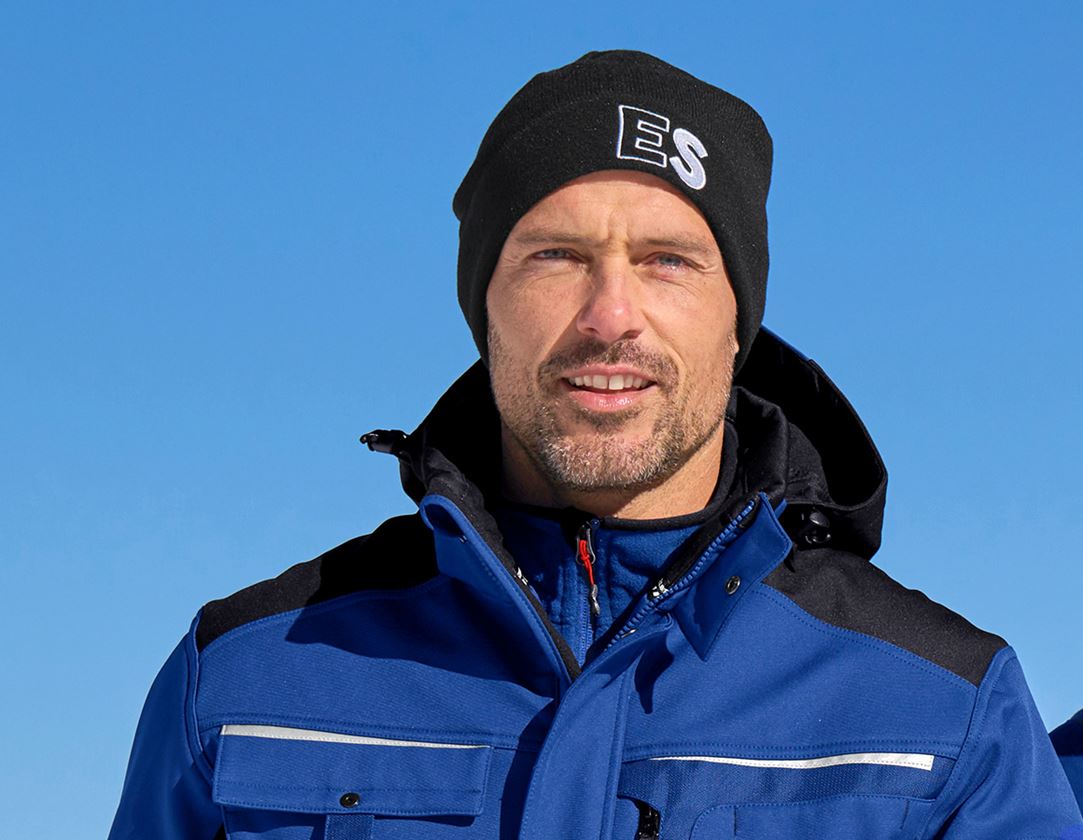 Accessoires: e.s. Mütze therma-plus + schwarz