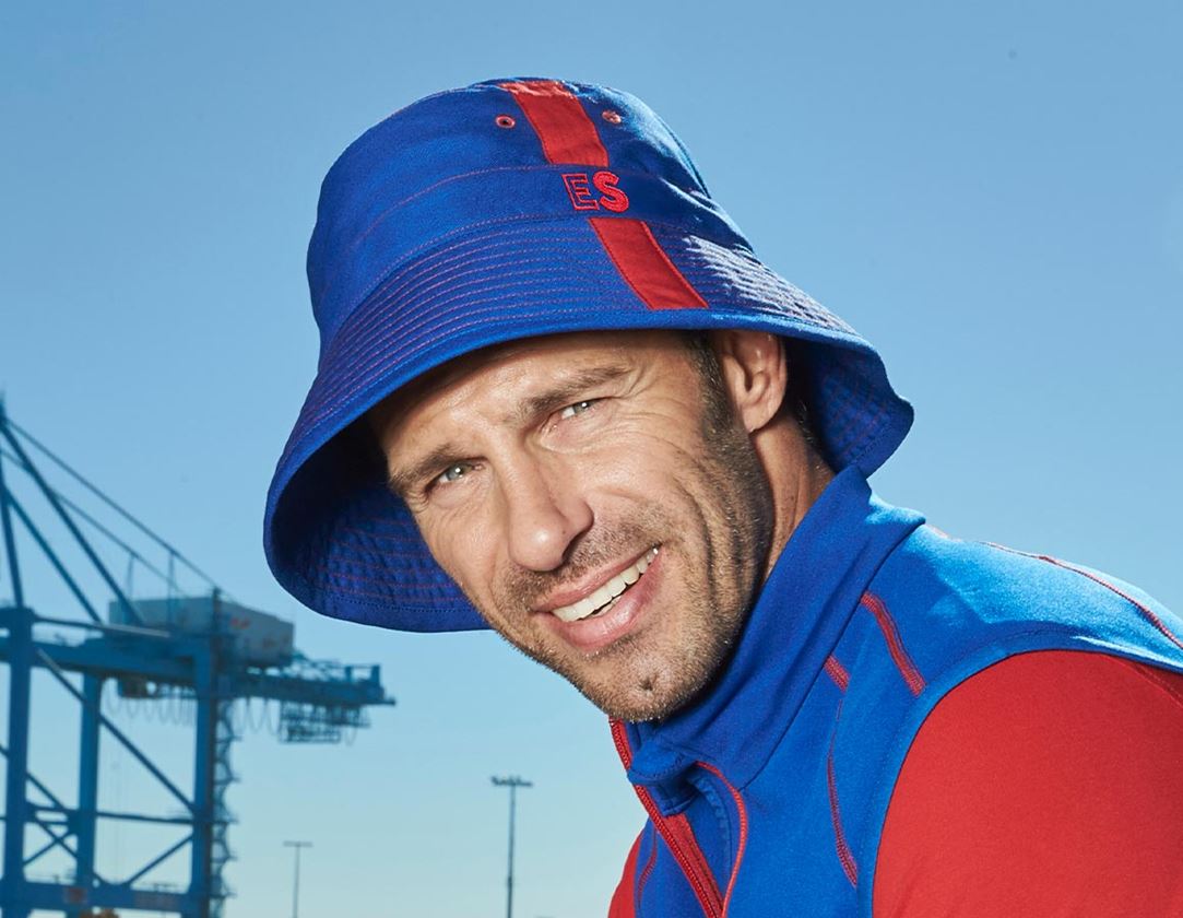 Accessoires: Chapeau de travail e.s.motion 2020 + bleu royal/rouge vif