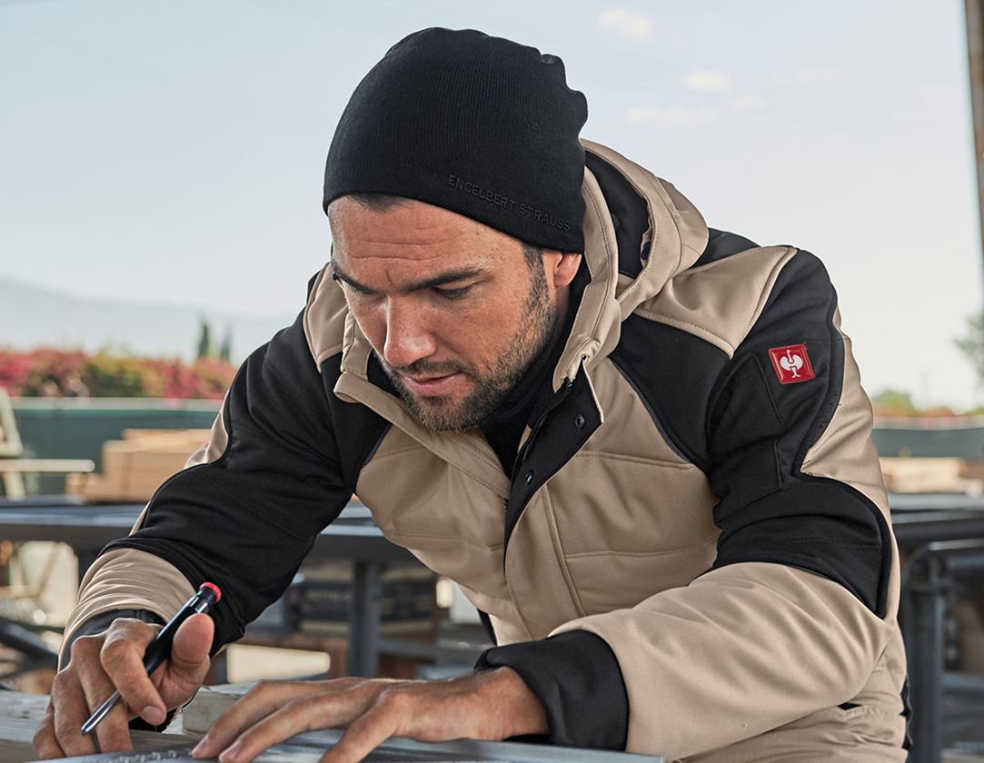 Accessoires: Bonnet tricoté fin e.s.dynashield + noir 1