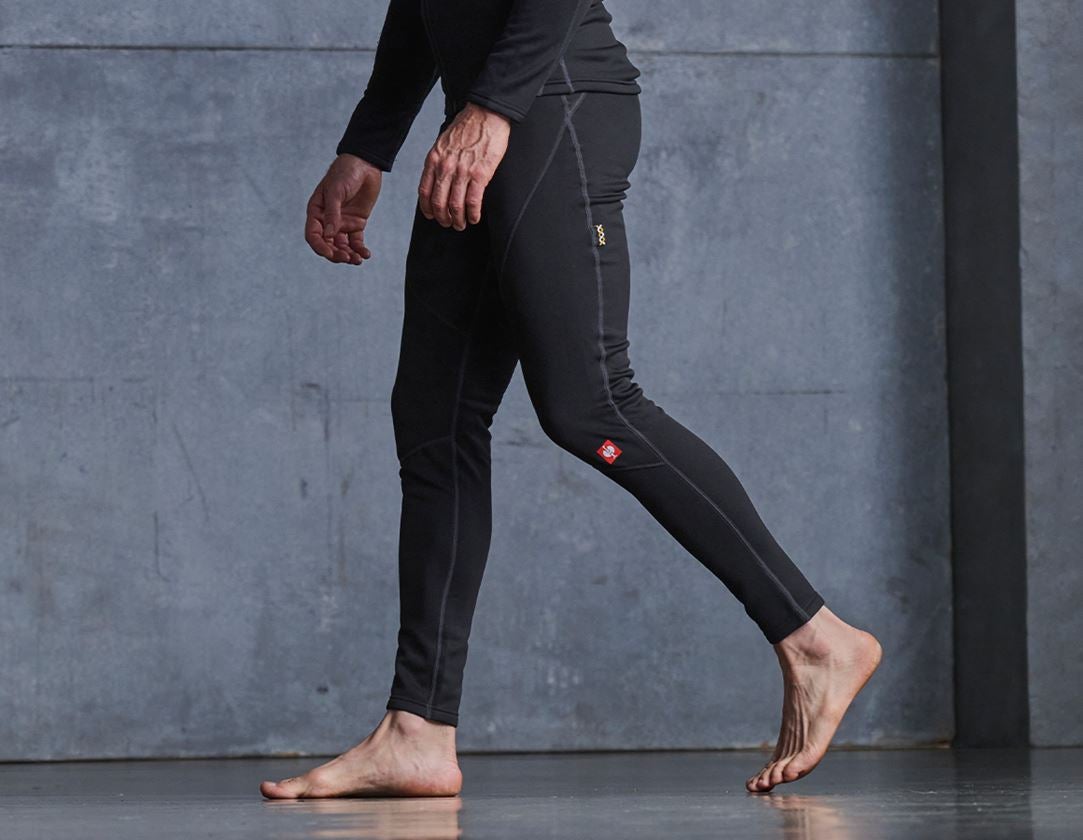 Unterwäsche | Thermokleidung: e.s. Funktions-Long Pants thermo stretch-x-warm + schwarz 1