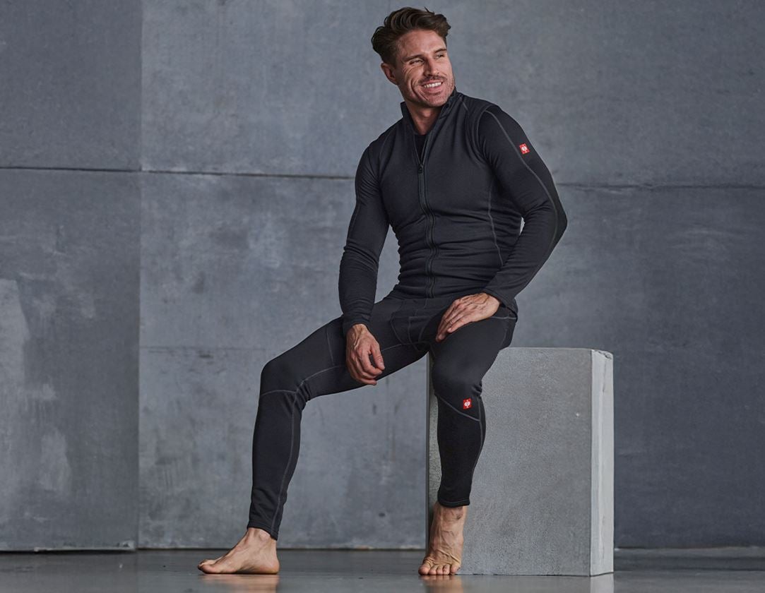 Unterwäsche | Thermokleidung: e.s. Funktions-Long Pants thermo stretch-x-warm + schwarz 2