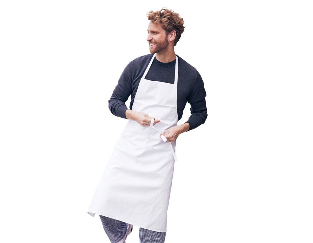 Aprons: Bib Apron Wien + white