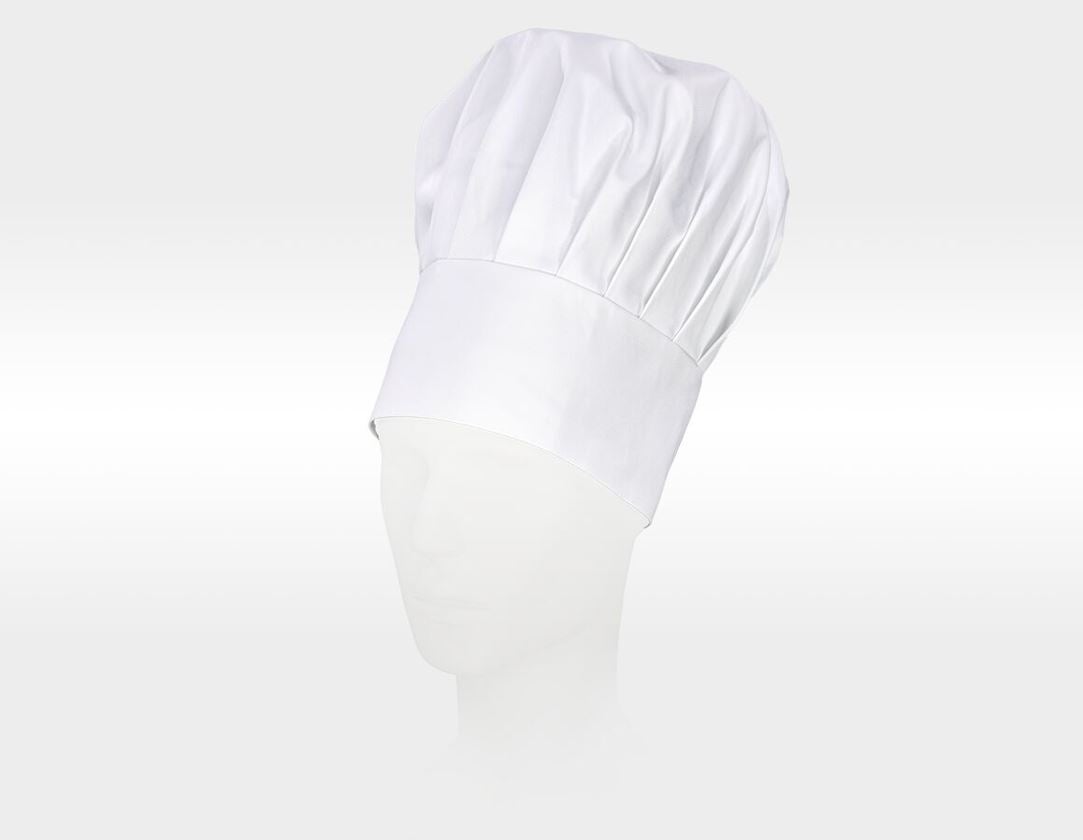 Accessoires: Toque de cuisinier + blanc 1