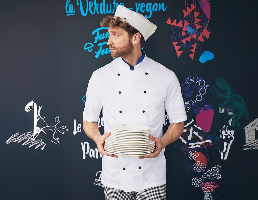 Topics: Unisex Chefs Jacket Bilbao + white