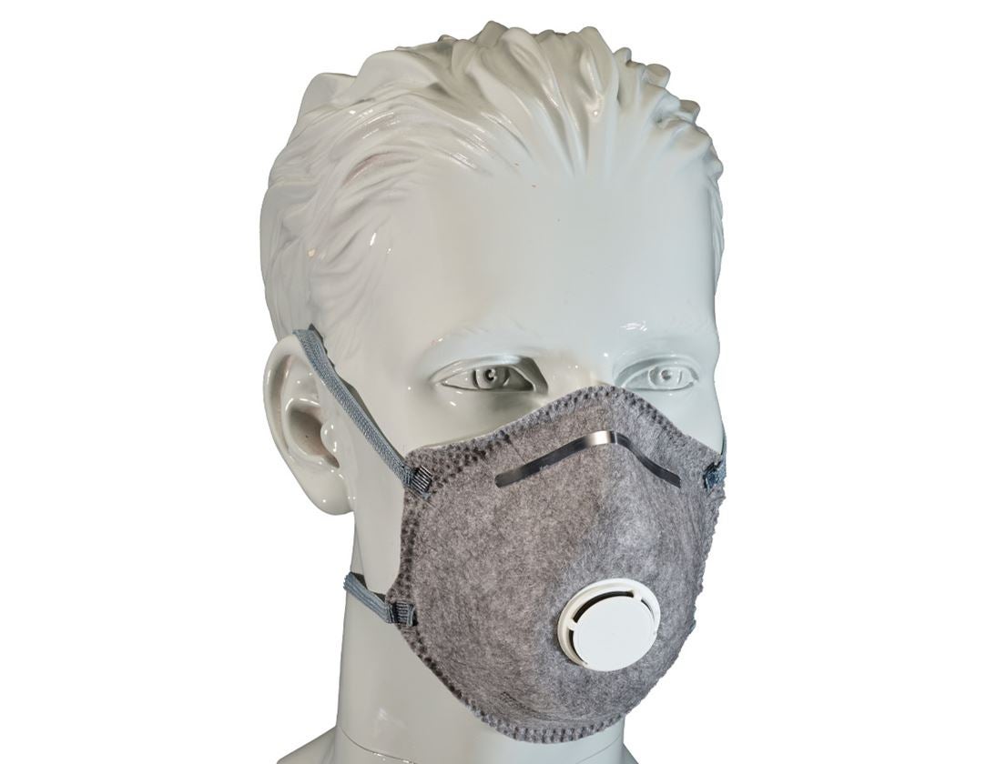 Atemschutzmasken: Atemschutzmaske FFP2 Cup, 10er Pack + grau