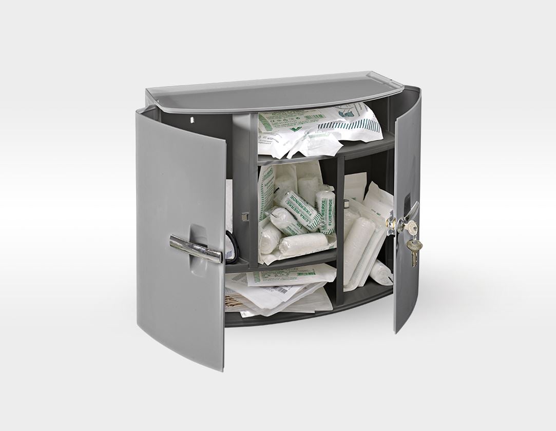 Coffret | Armoires: Armoire de secours Help + gris