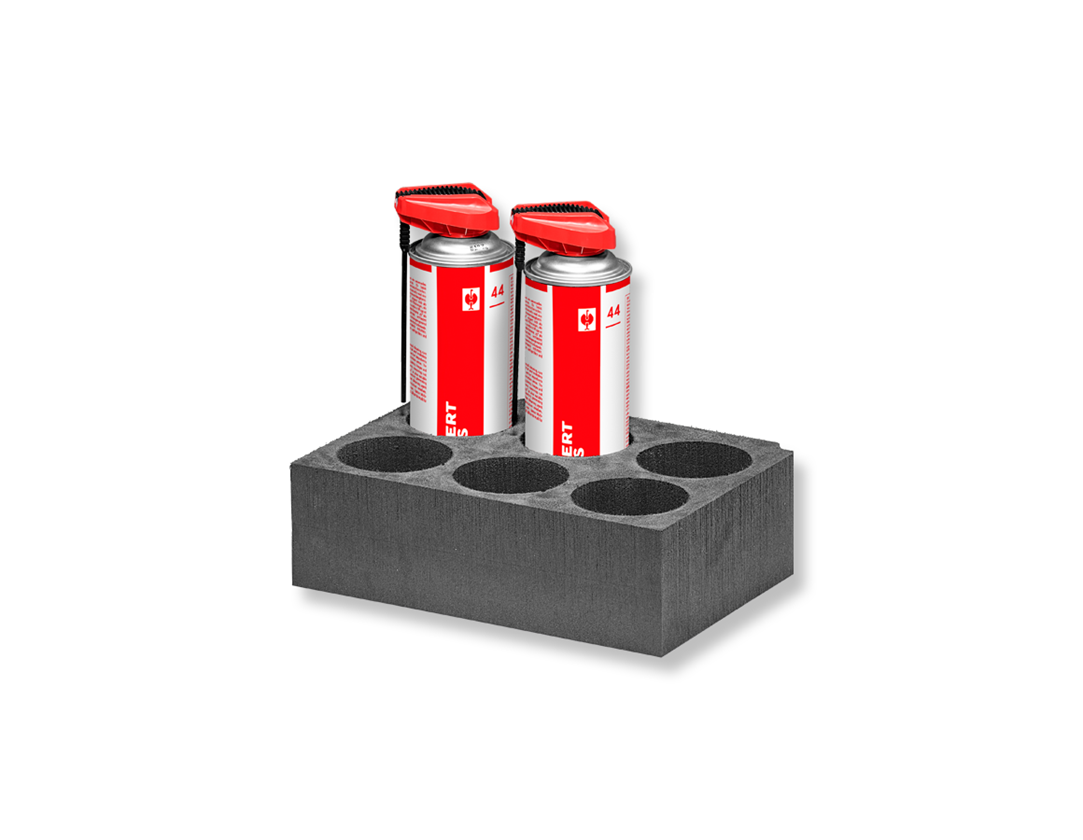 Système STRAUSSbox: Support pour bombe aérosol STRAUSSbox 340 midi