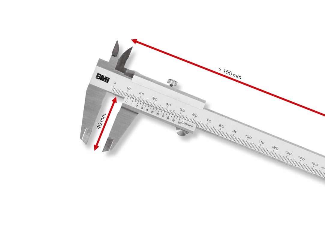 Outils de mesure: Pied à coulisse d'atelier BMI