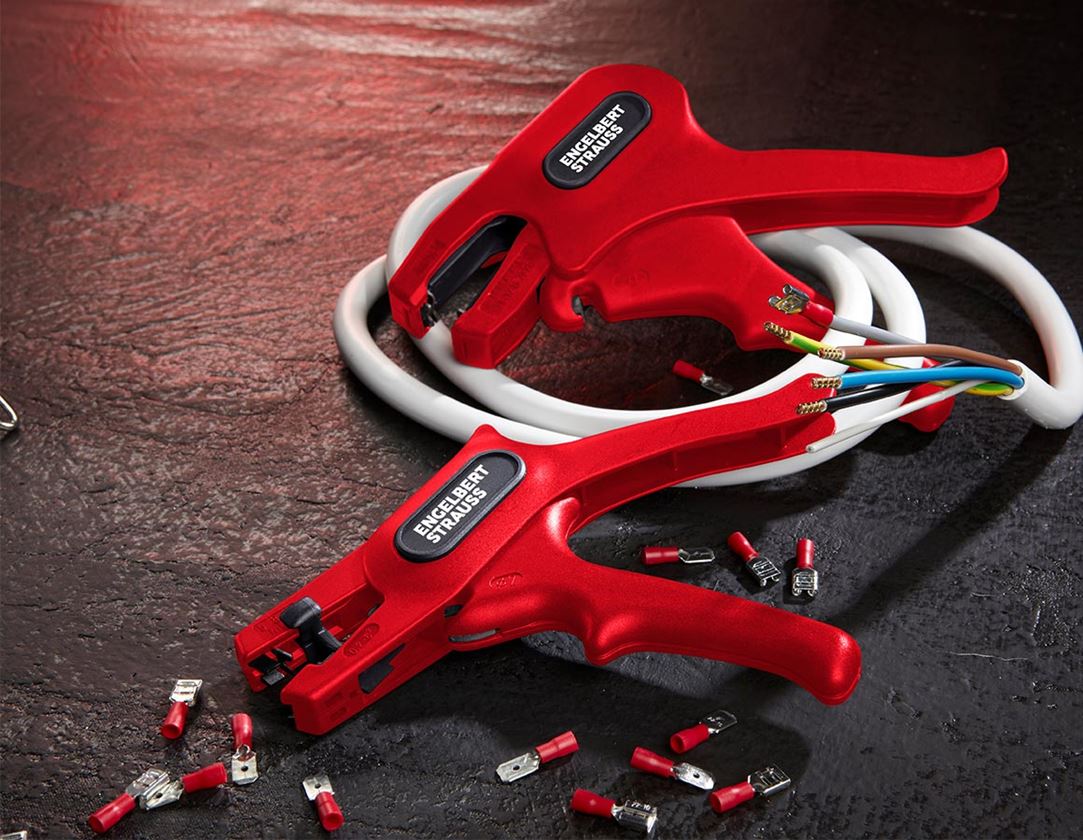Tongs: e.s. Self-setting stripping pliers