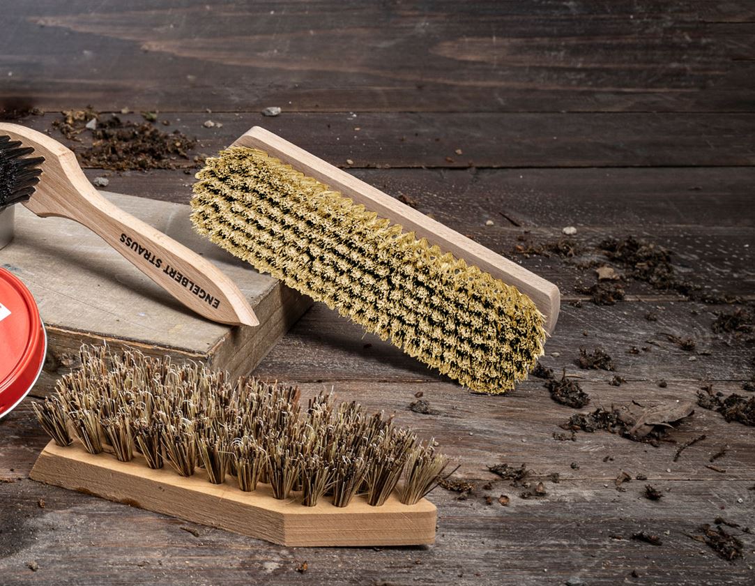 Shoe Care Products: Horse hair polishing brush