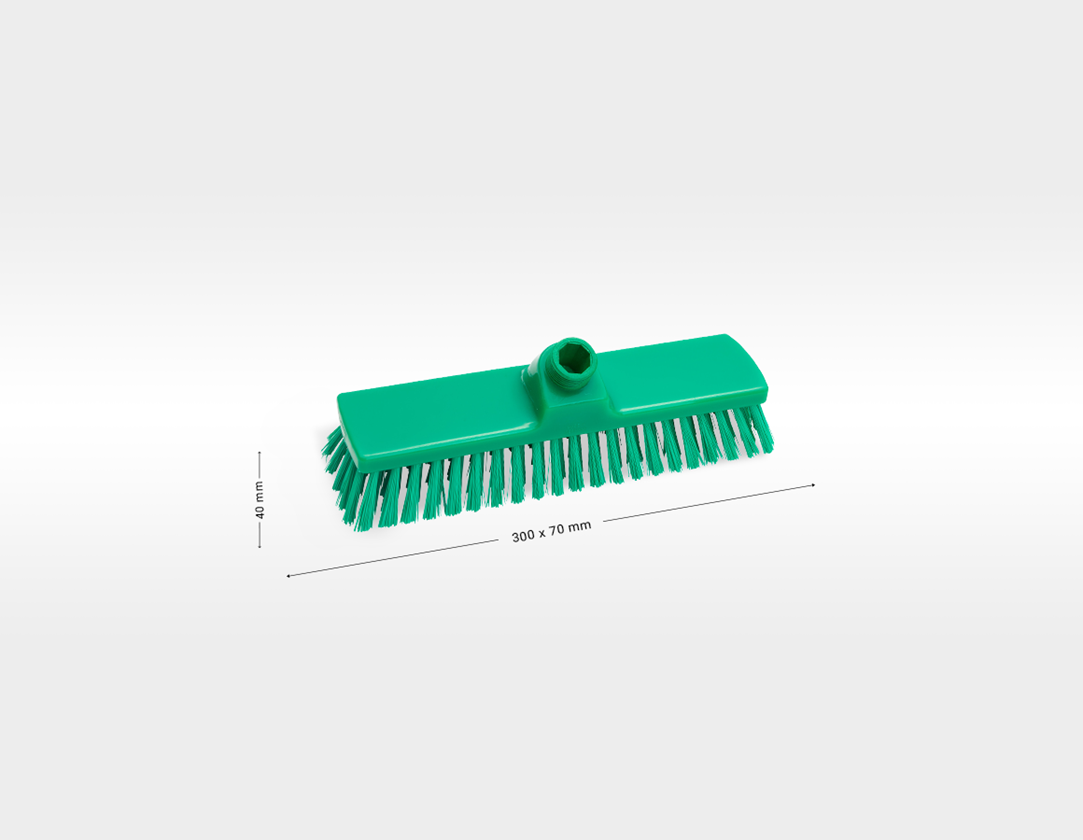 Balais | Brosses | Brosses à récurer: Faubert p. le nettoyage de grandes surfaces, haut + vert