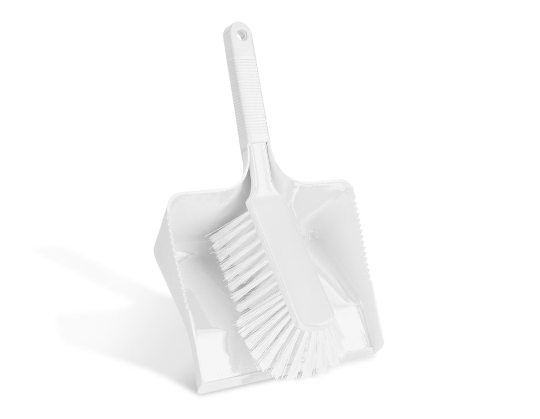 Brooms | Brushes | Scrubbers: Pan and Brush Set + transparent