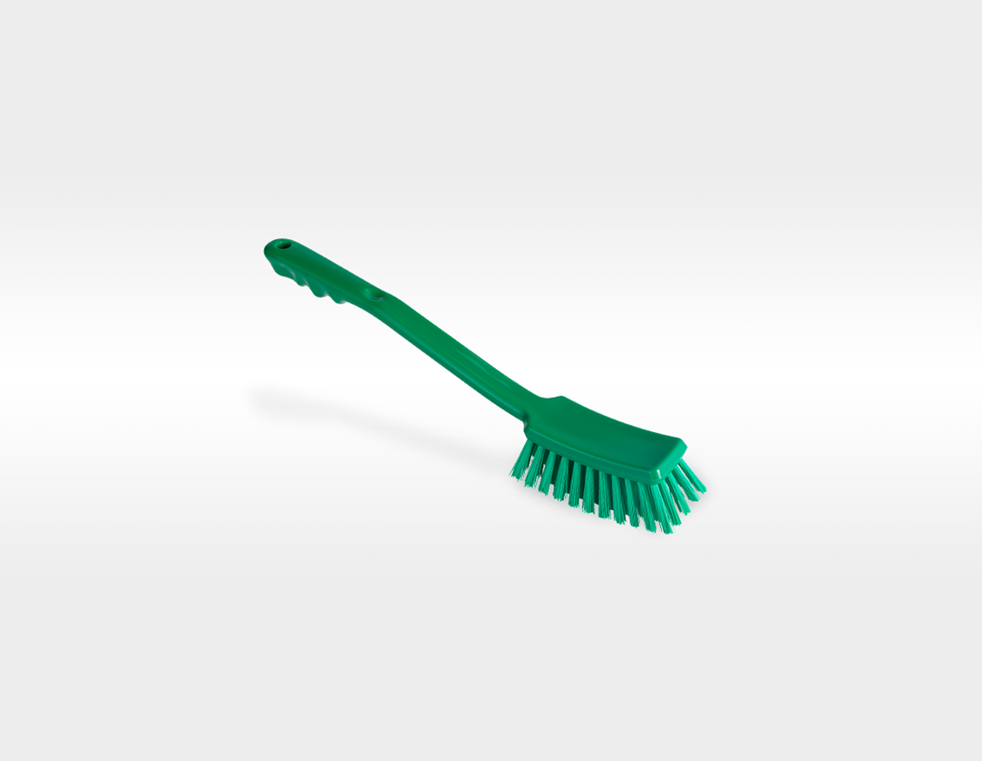 Balais | Brosses | Brosses à récurer: Brosses à manche, longues + vert