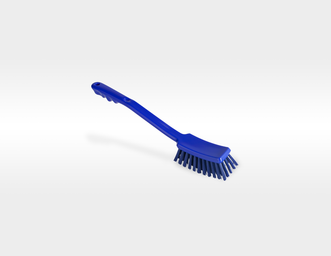 Brooms | Brushes | Scrubbers: Long-handled hand brush + blue