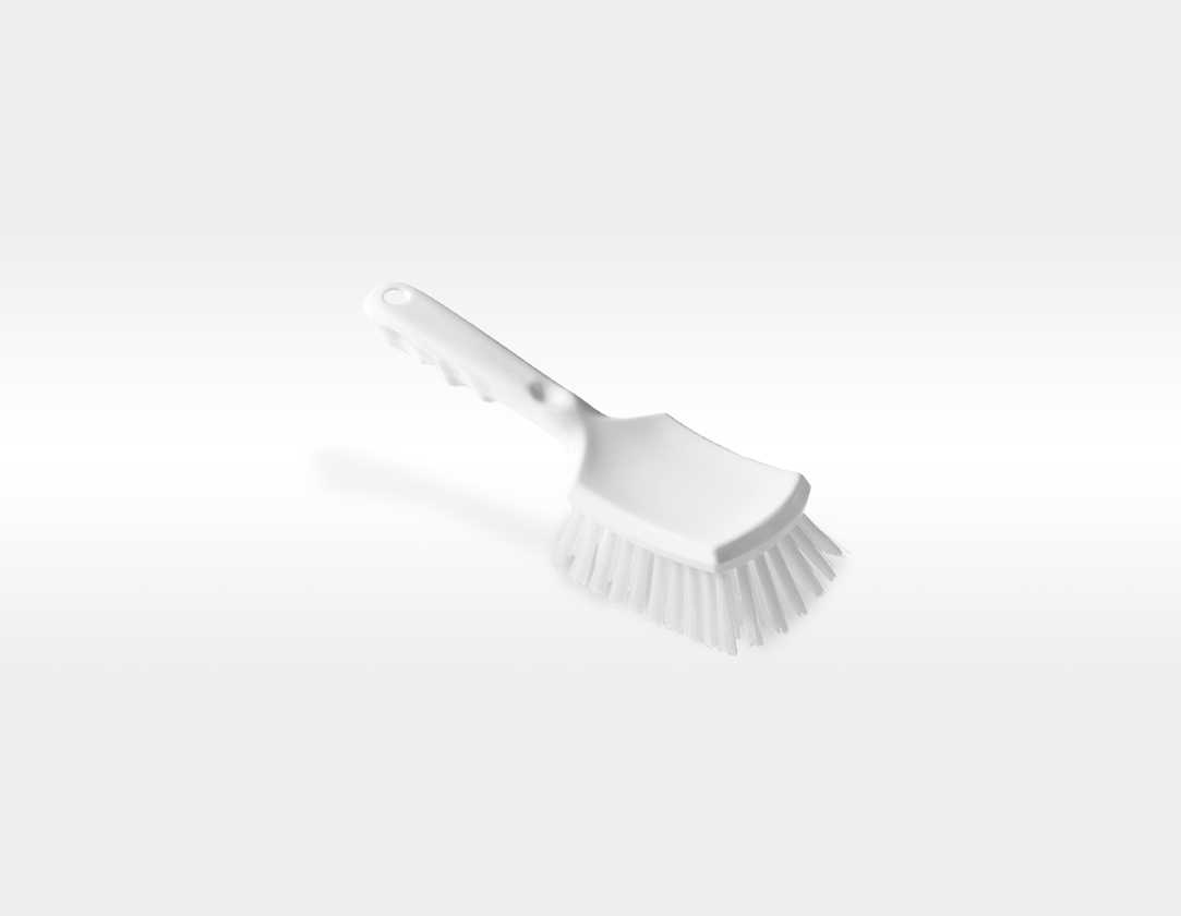 Brooms | Brushes | Scrubbers: Handled hand brush + transparent