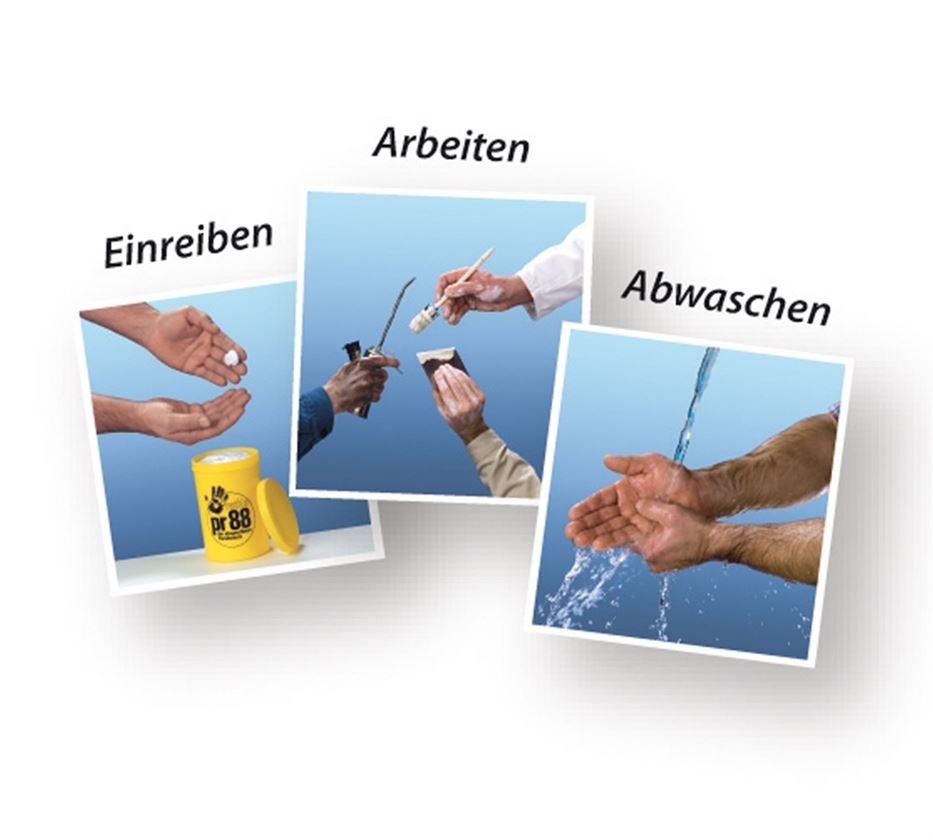 Handreinigung | Hautschutz: Abwaschbarer Handschutz - pr 88