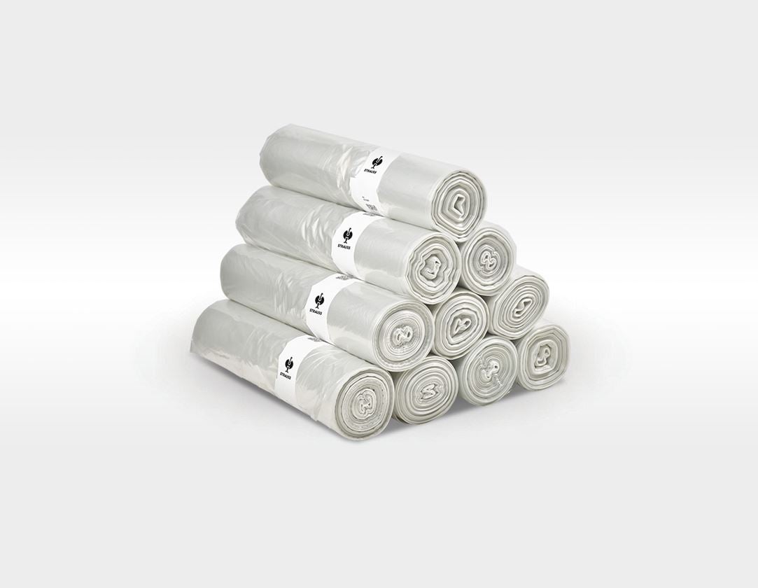 Waste bags | Waste disposal: 50x Rubbish sacks for rubbish basket, 87l, 25 mμ