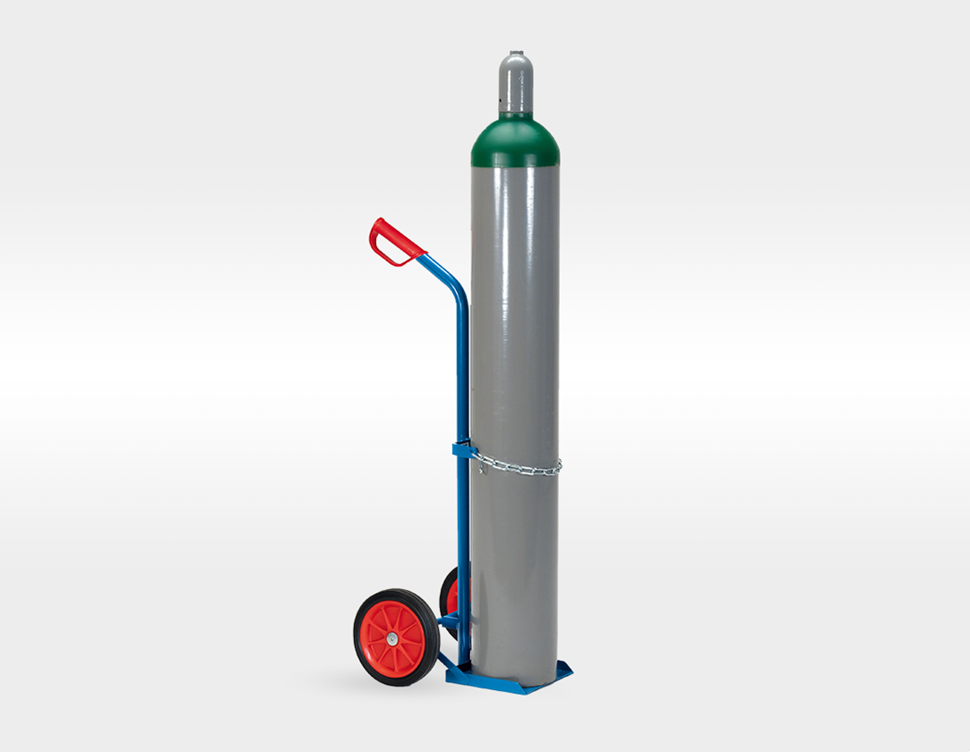Wheelbarrow: Steel cylinder cart, 100 kg