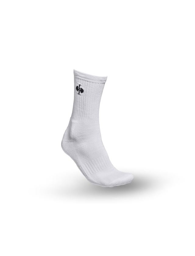 Socks: e.s. Allround socks Classic light/high, pack of 3 + white