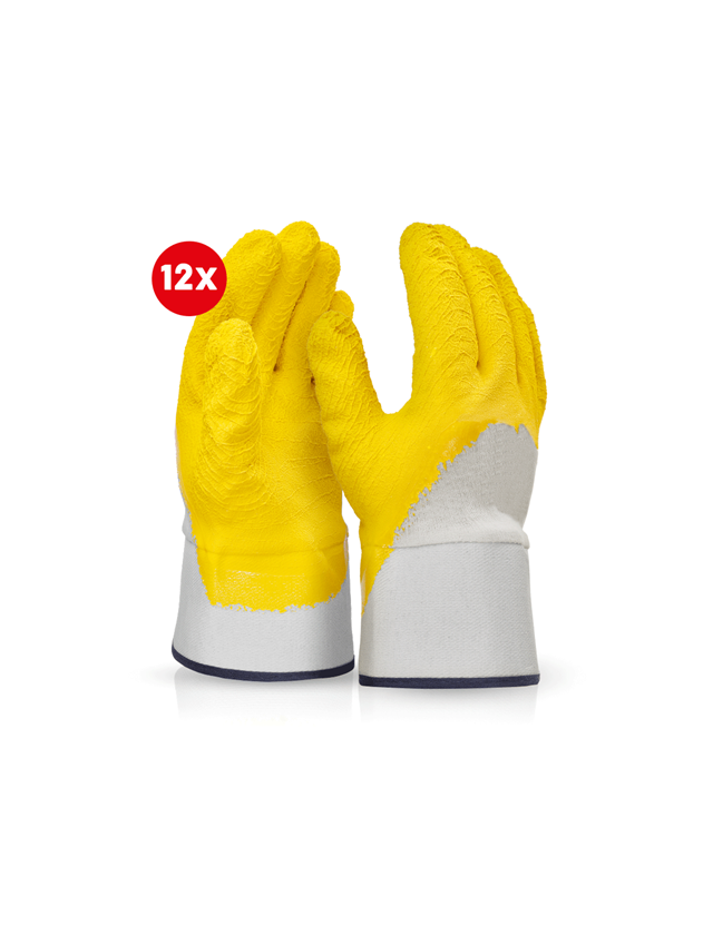 Revêtement: Gants en latex, revers, pack de 12