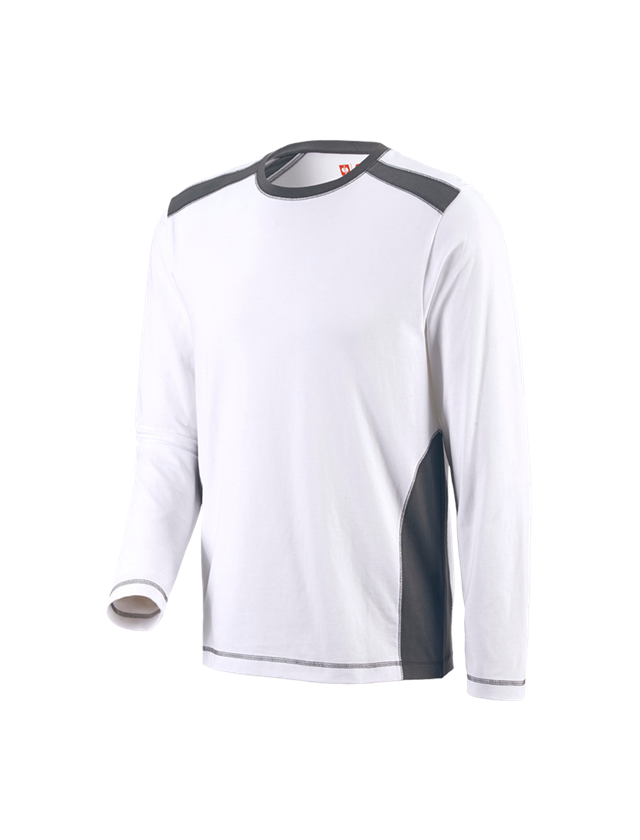 Shirts, Pullover & more: Longsleeve cotton e.s.active + white/anthracite 2
