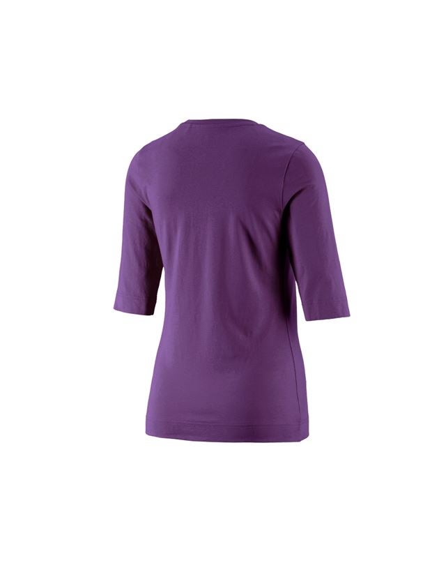 Rumpf RU5805 Pieta Damen Tanzshirt – 3/4-Arm Mesh Mit Rocaille-Stickerei, Leicht Tailliert, Aus Polyester, Made In Italy – Für Training, Bühne Und Freizeit