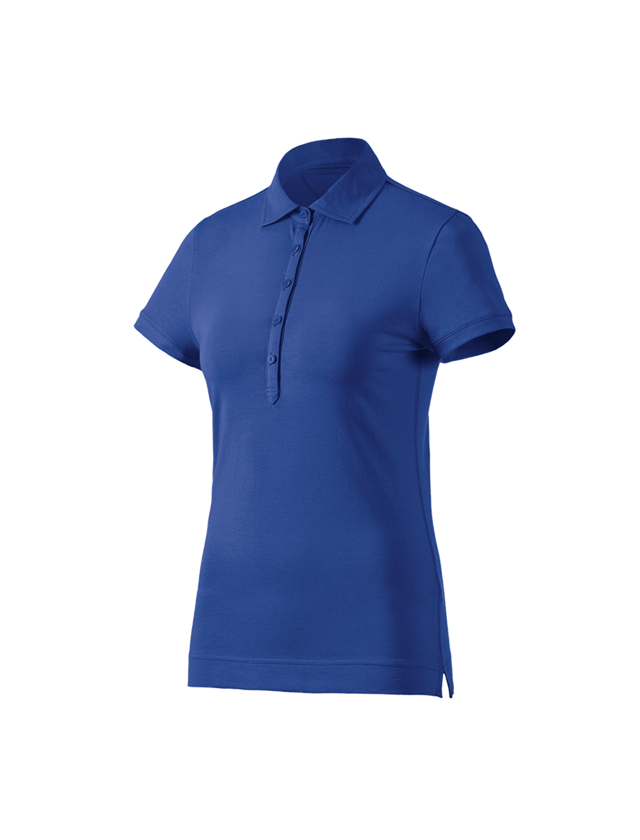 Shirts, Pullover & more: e.s. Polo shirt cotton stretch, ladies' + royal