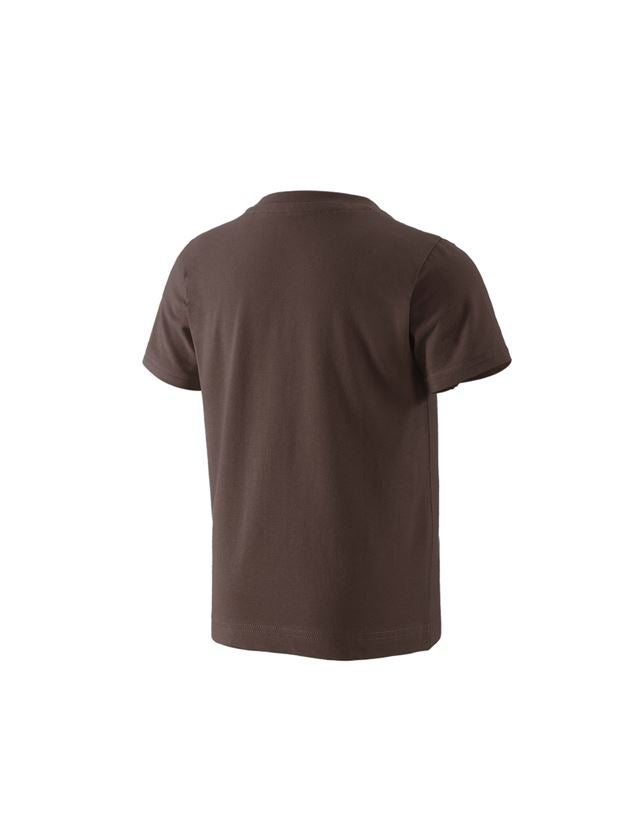 Hauts: e.s. T-Shirt 1908, enfants + marron/blanc 2