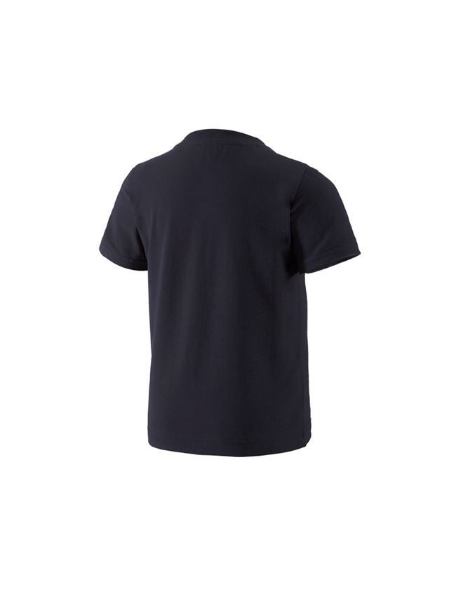 Hauts: e.s. T-Shirt 1908, enfants + bleu foncé/magenta 1