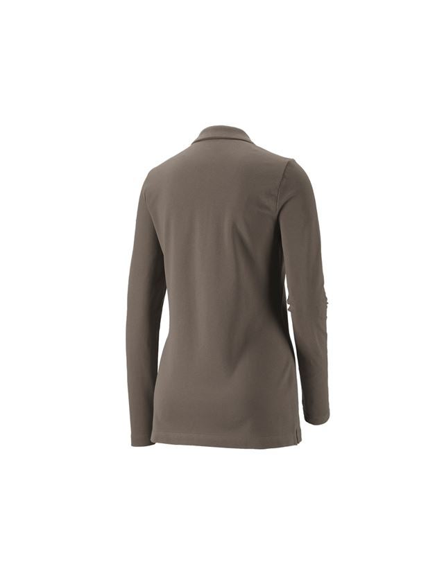 Thèmes: e.s. Pique-Polo longsleeve cotton stretch,femmes + pierre 1