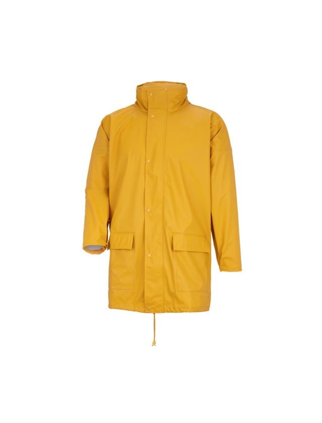 Vestes de travail: Veste de pluie Flexi- Stretch + jaune