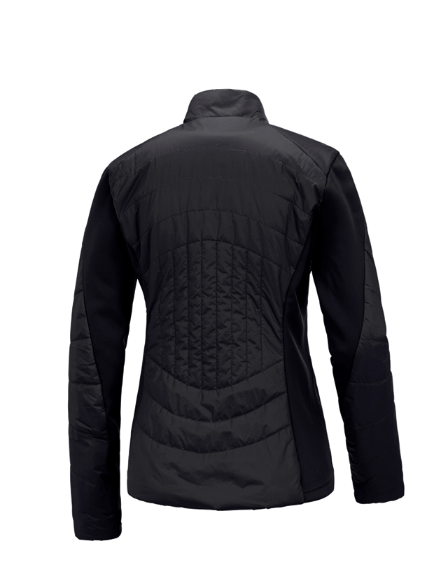 Vestes de travail: e.s. Veste matelassée fonct. thermo stretch,femmes + noir 3