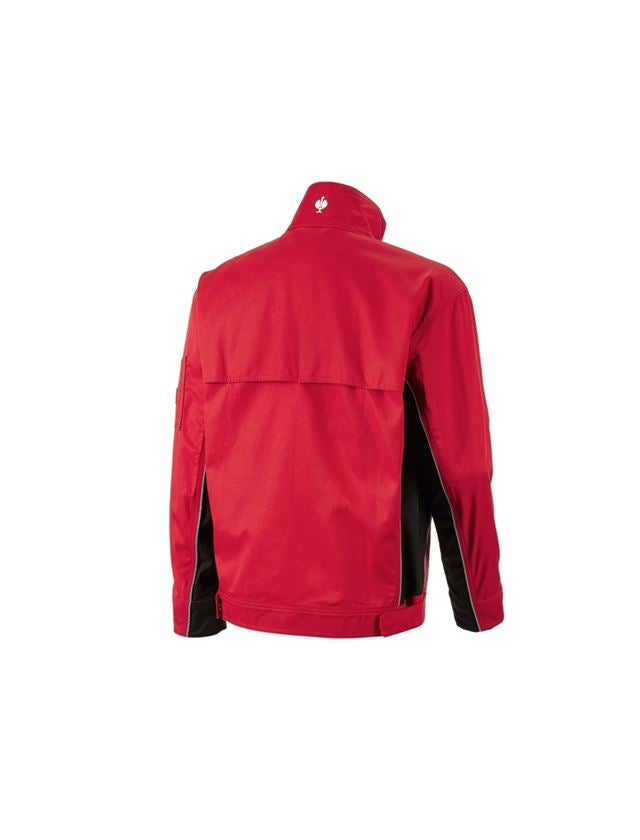 Jacken: Berufsjacke e.s.active + rot/schwarz 3