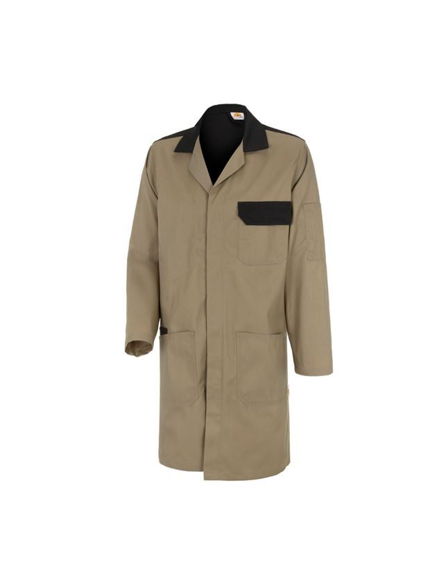 Healthcare |  Work Coats: STONEKIT Work Coat Odense + khaki/black