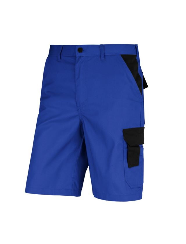 Pantalons de travail: STONEKIT Short Odense + bleu royal/noir