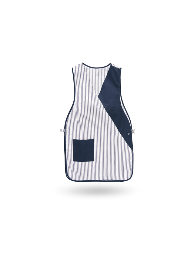 Aprons: Tabards Sandra + white/navy
