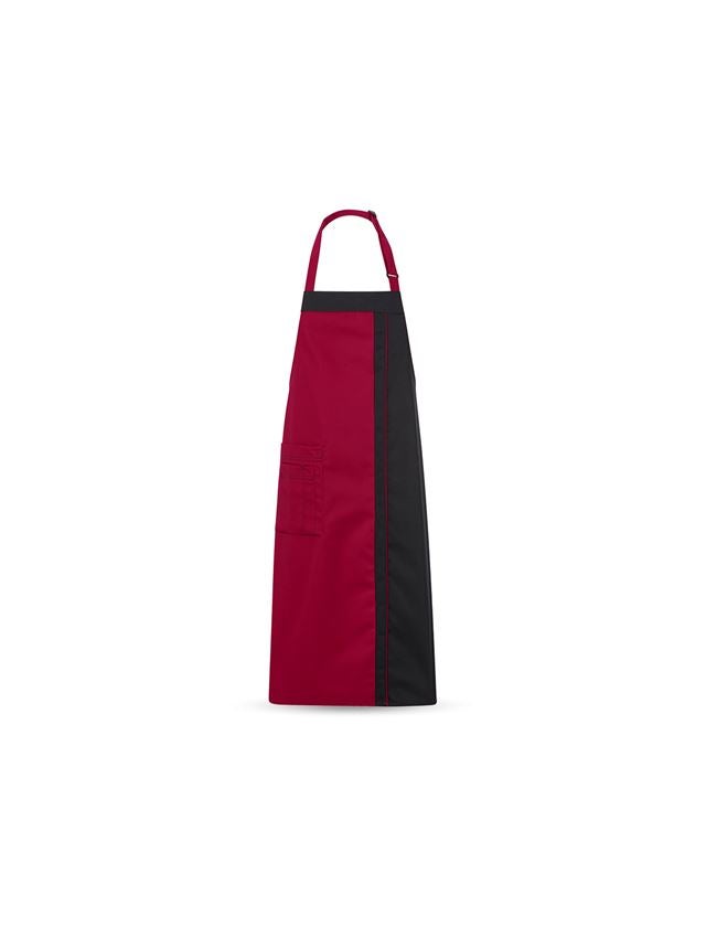 Aprons: Bib Apron Steyr + bordeaux/black