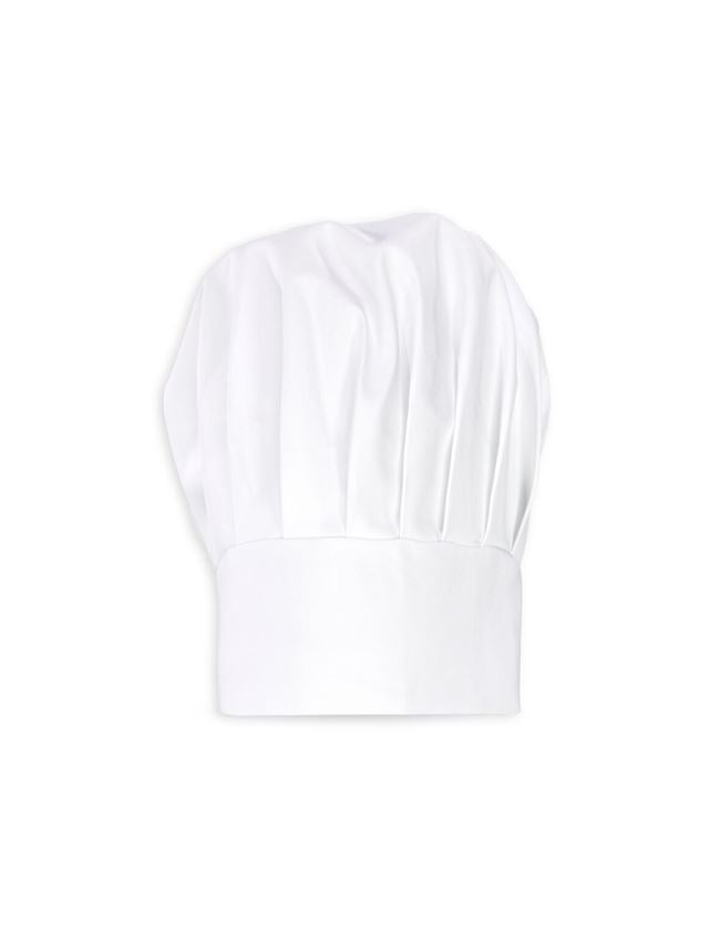 Accessoires: Toque de cuisinier + blanc