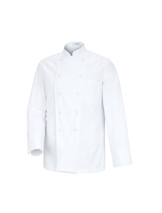 Shirts & Co.: Koch- und Bäckerjacke Prag + weiß