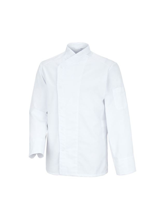 Thèmes: Veste de cuisinier Le Mans + blanc