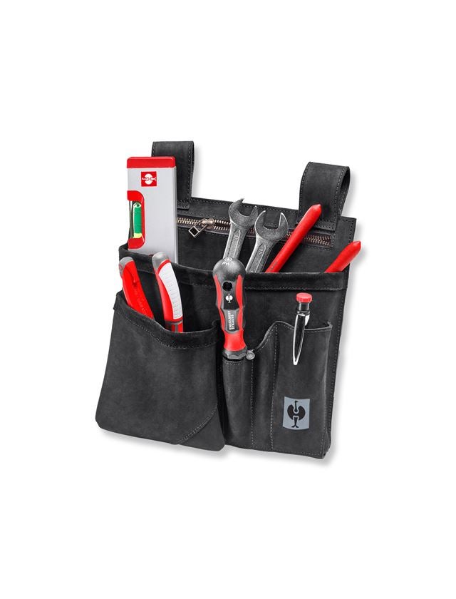 Accessoires: Poche à outils en cuir e.s.vintage + noir