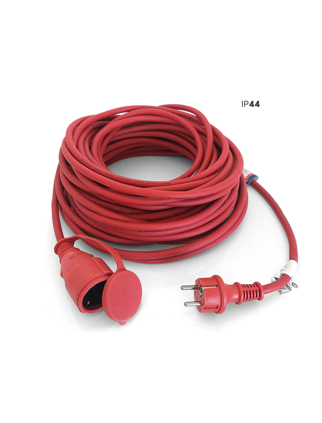 Electronics: Rubber extension cable outside